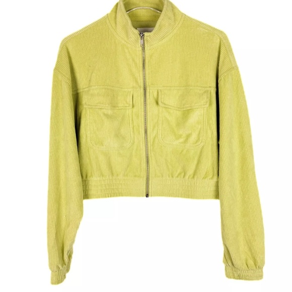 Aerie Groove On Velour Full Zip Cropped Jacket - Picture 4 of 10